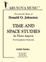 Time and Space Studies in Three Aspects Orchestra sheet music cover